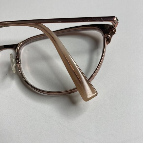 Warby Parker Blair Eyeglass Frames Rose Gold 55-18-145 Rounded Cat Eye‎ Unique - Picture 7 of 15